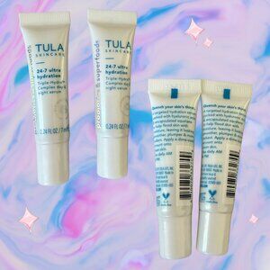 Tula Mini 2-Pack: 24/7 Ultra Hydration Triple-Hydra Complex Day & Night Serum